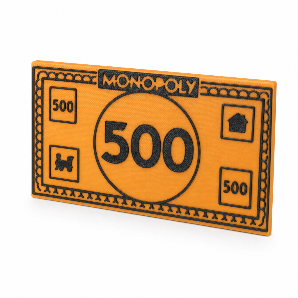 MoneyPoly™ 500 Bill | Tap-To-Pay Credit/Debit Card Holder