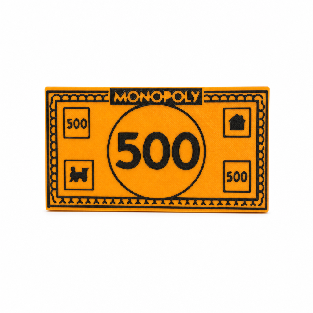 MoneyPoly™ 500 Bill | Tap-To-Pay Credit/Debit Card Holder