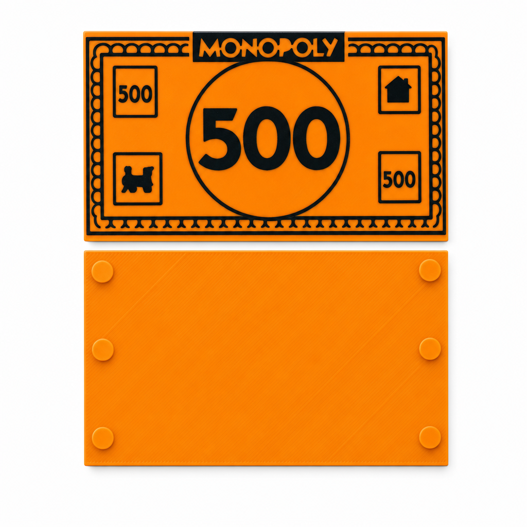 MoneyPoly™ 500 Bill | Tap-To-Pay Credit/Debit Card Holder